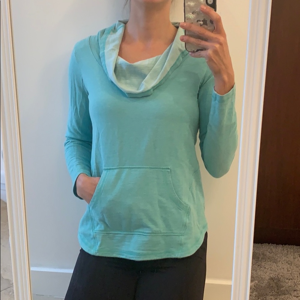 Lucy kangaroo pocket cowlneck sweatshirt
